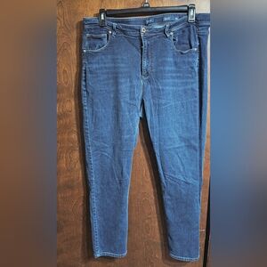 Women's sz 20 J Jill High Waist Straight Leg Jeans